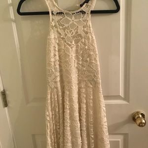 Material Girl Size S Women’s Lace White Dress